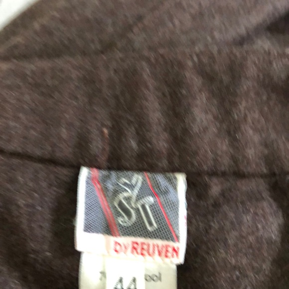 NWOT🌹YST by Ruven Brown Wool Trousers - Picture 4 of 5